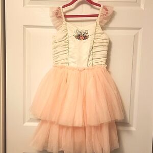 Disney Pink and White Kids Dress